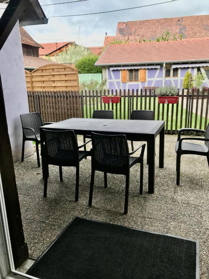 Gite Plain-Pied Avec Jardin Du Centre Alsace Ebersheim Esterno foto